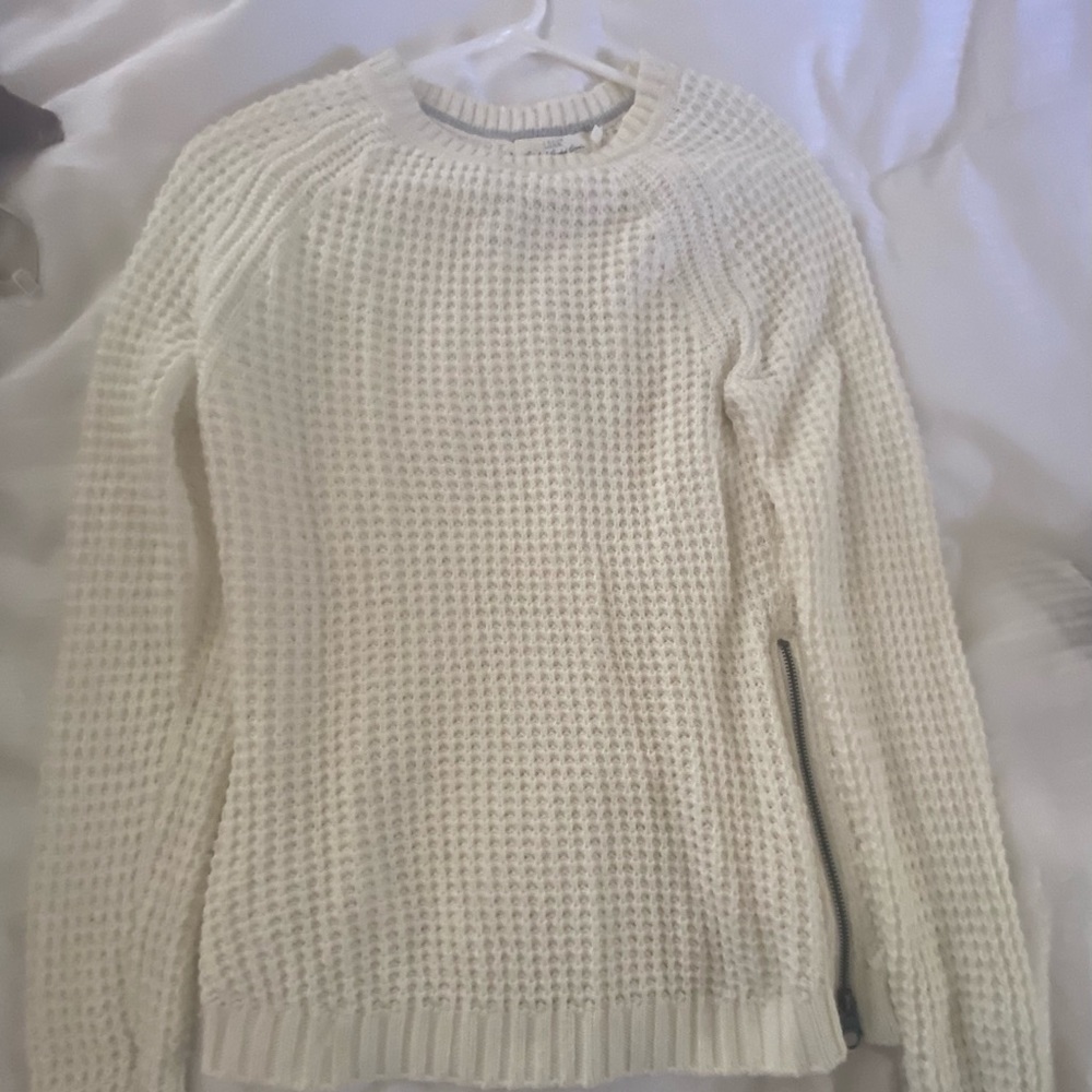 H&M waffle sweater